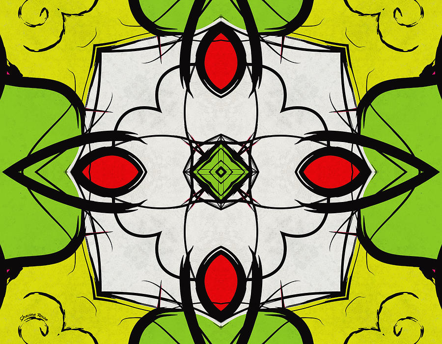 Color Symmetry  Digital Art by Shawna Rowe