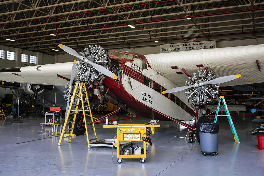 Color Tri-Motor Photograph by Chris Smith