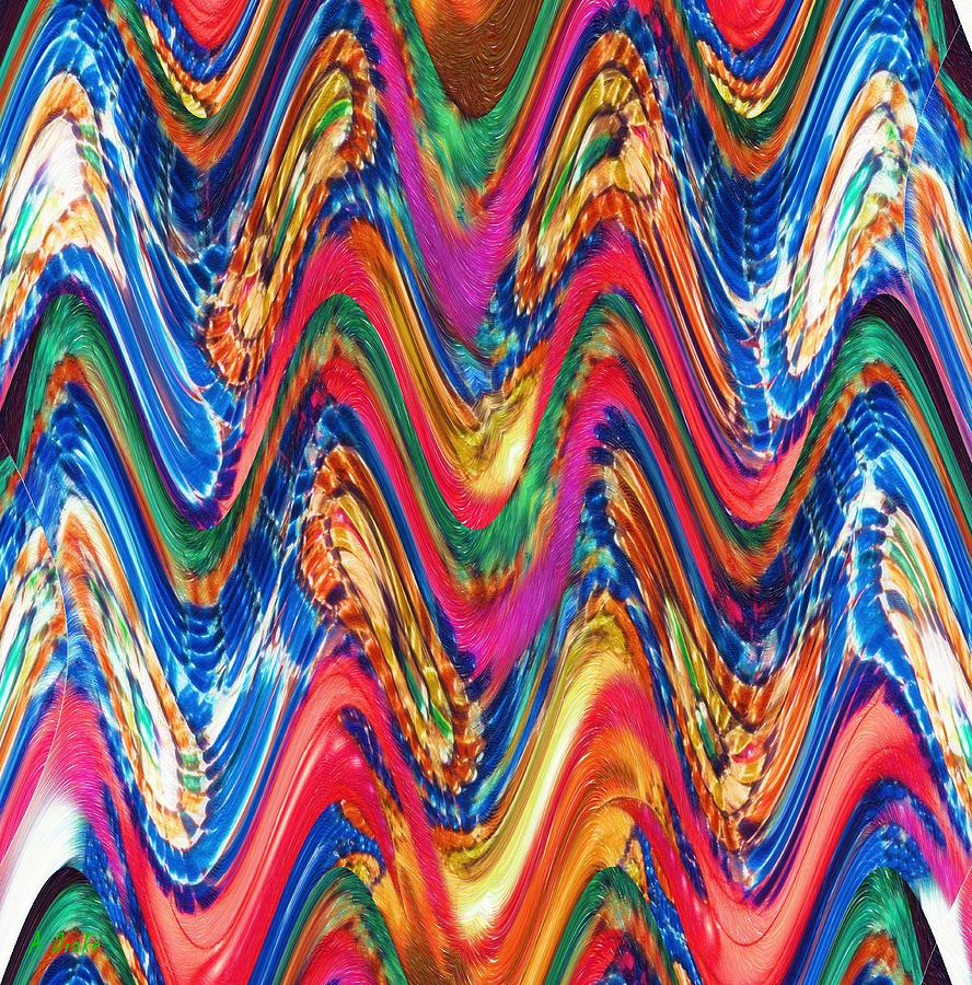 Color Tsunami Digital Art by Alec Drake