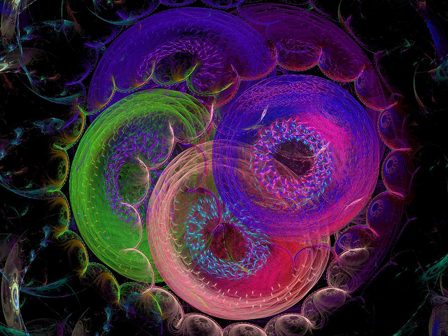 Color Wheel Digital Art by Richard J Cassato