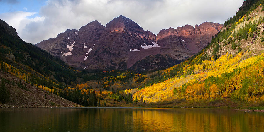 Colorado 14ers the Maroon Bells Photograph by Aaron Spong