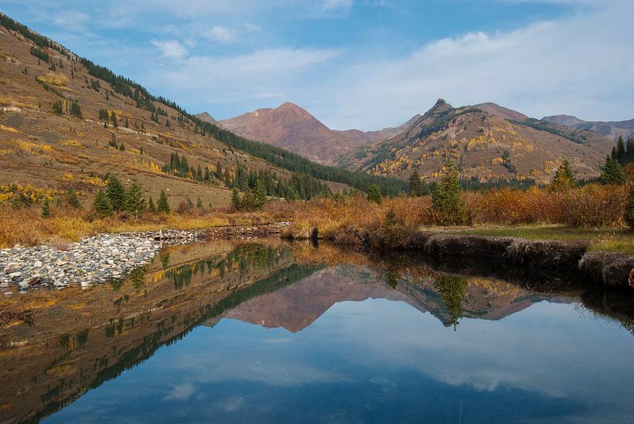 Colorado Autumn Mountain Landscape Photograph by Cascade Colors