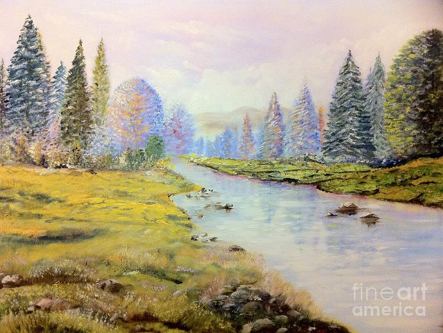 Landscape Painting - Colorado by B Russo