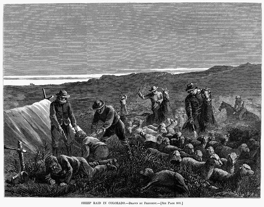 Colorado Bandits, 1877 Painting by Granger Colorado Bandits, 1877 Painting by Granger
