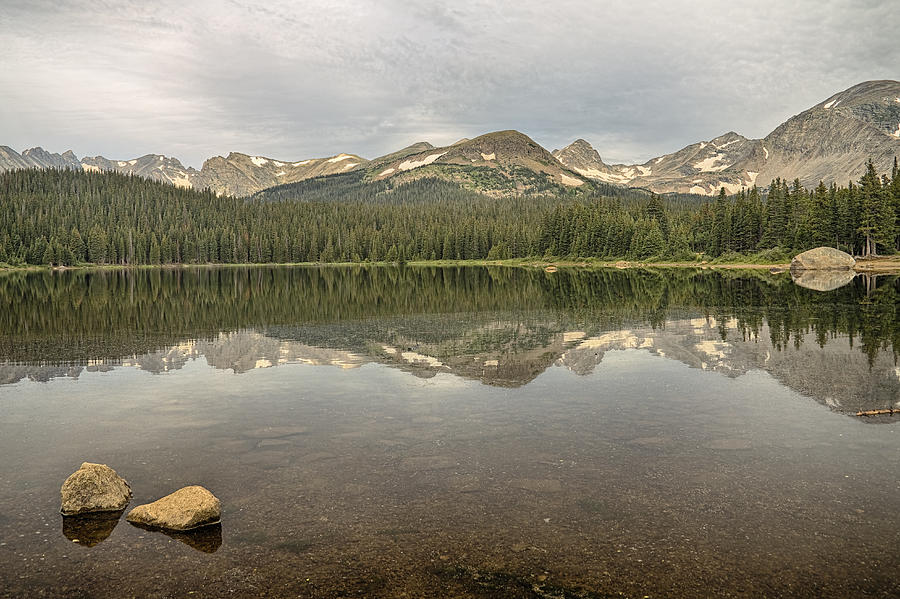 Colorado Brainard Lake Reflection Photograph by James BO Insogna