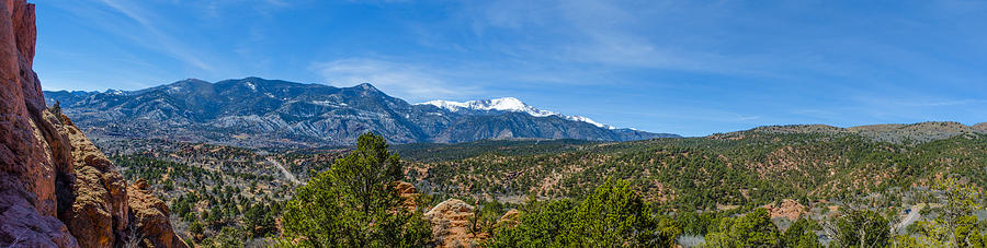 Colorado from the Garden of the Gods Photograph by Alan Marlowe