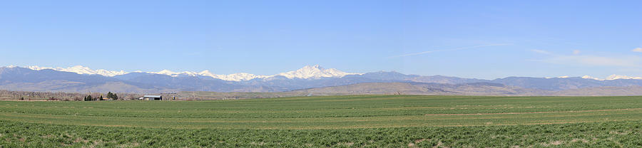 Colorado Front Range Panorama Photograph by Trent Mallett