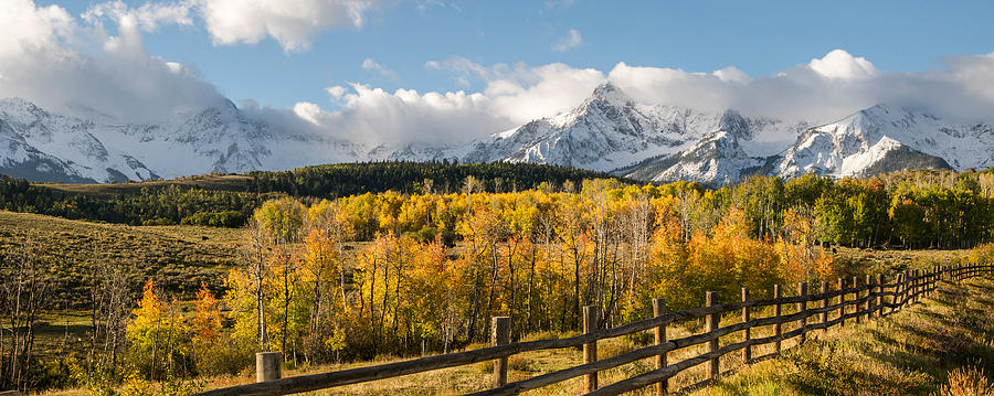 Colorado Gold Panorama Photograph by Aaron Spong