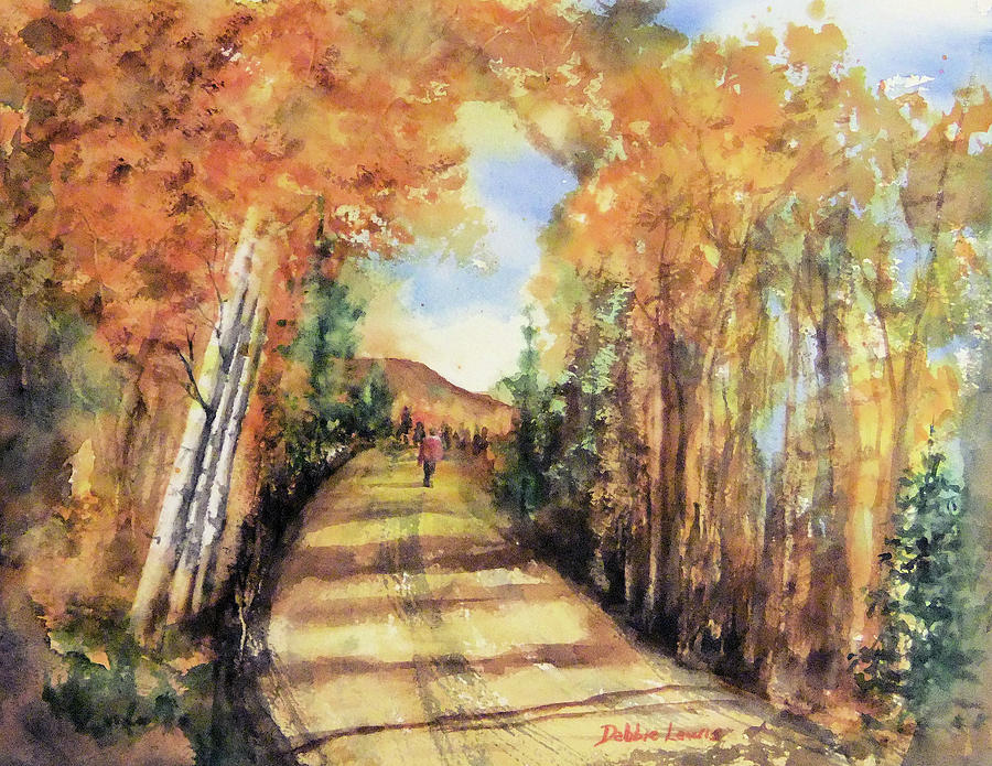 Colorado in September Painting by Debbie Lewis