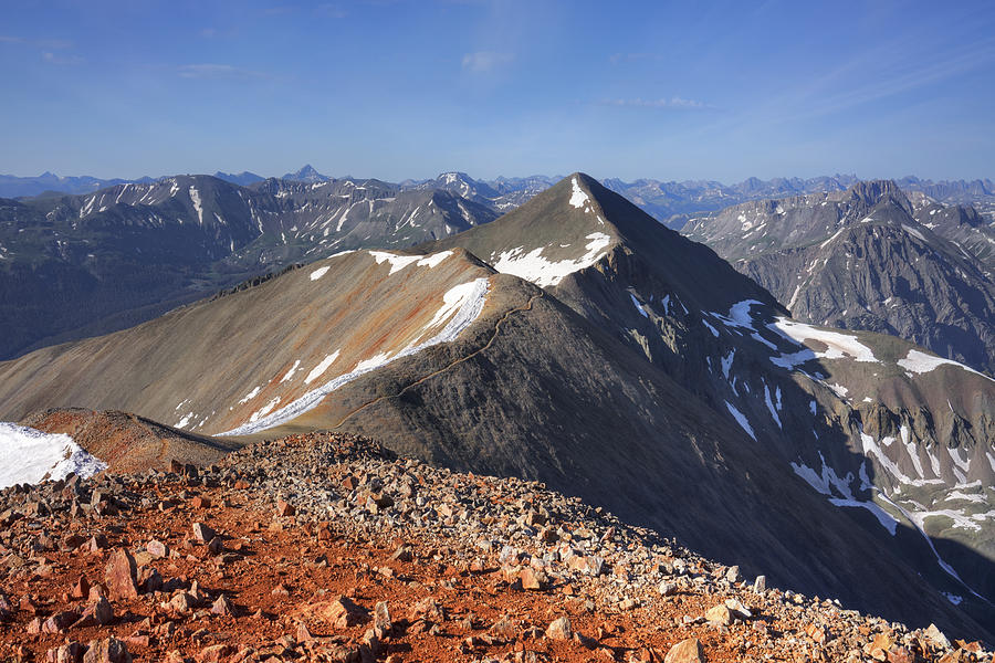 Colorado Landscape Images - Sunshine Peak from Red Cloud Peak ...