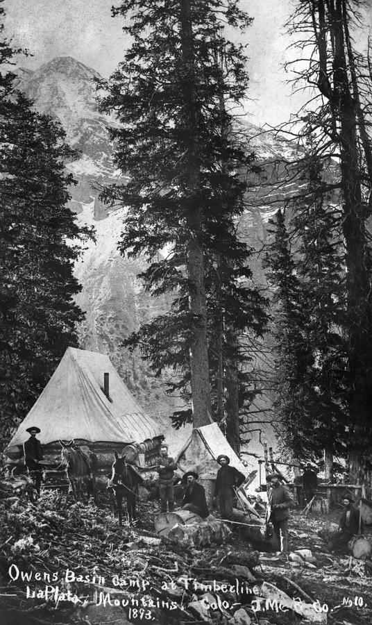 Colorado Mining Camp, 1893 Photograph by Granger