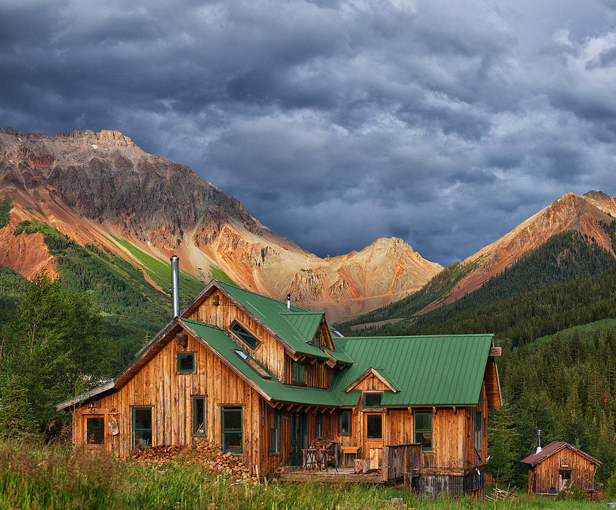 Colorado Mountain Home Photograph by Darren White