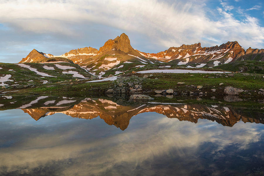 Colorado Mountain Reflection Photograph by Aaron Spong