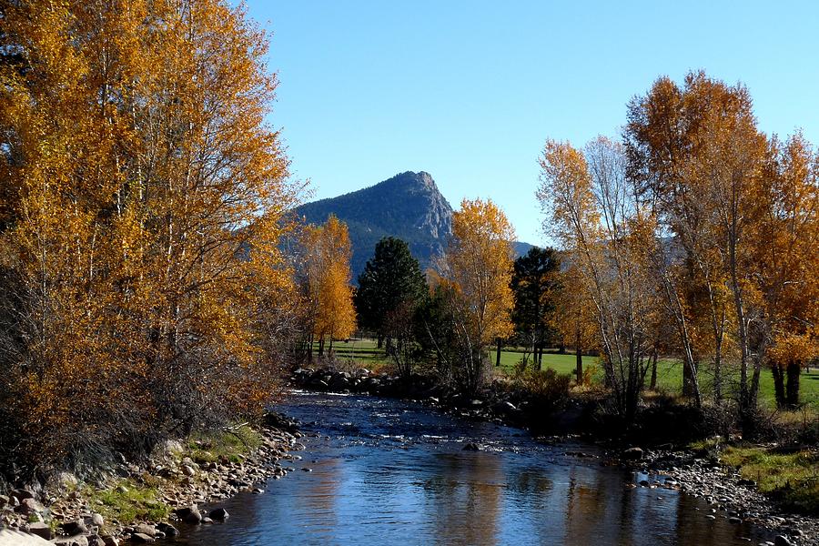 Colorado Mountain Stream in Autumn Photograph by Marilyn Burton