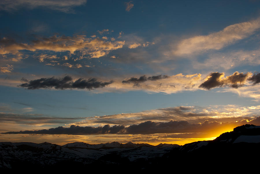 Colorado Mountain Sunset Photograph by Cascade Colors