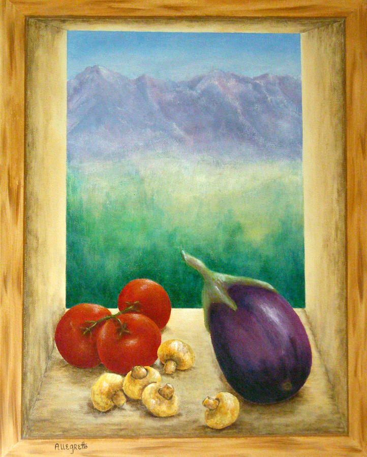 Food And Beverage Painting - Colorado Mountain View by Pamela Allegretto