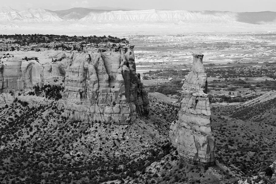 Colorado National Monument BW Photograph by Mary Bedy