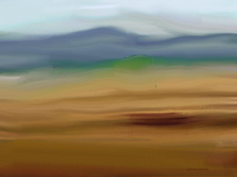 Abstract Painting - Colorado Prairie by Lenore Senior