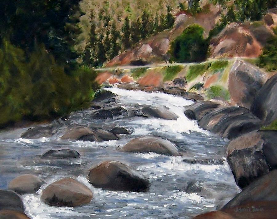 Mountain Painting - Colorado Rapids by Jamie Frier