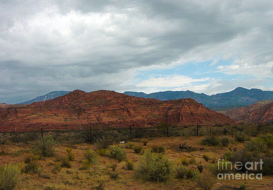 Paleolithic Photograph - Colorado Red White and Blue by Deborah Smolinske
