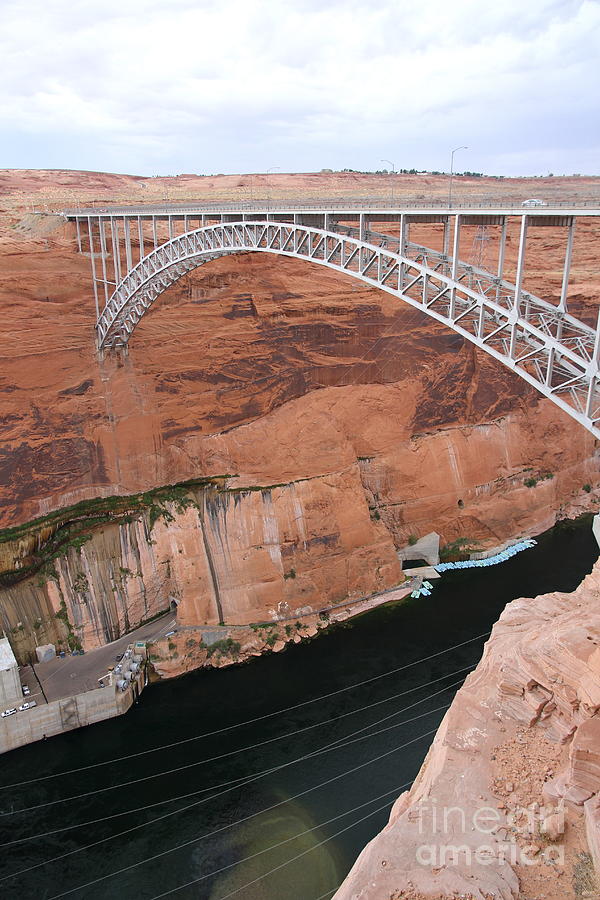 Colorado River And Glen Canyon Bridge Photograph by Christiane Schulze ...