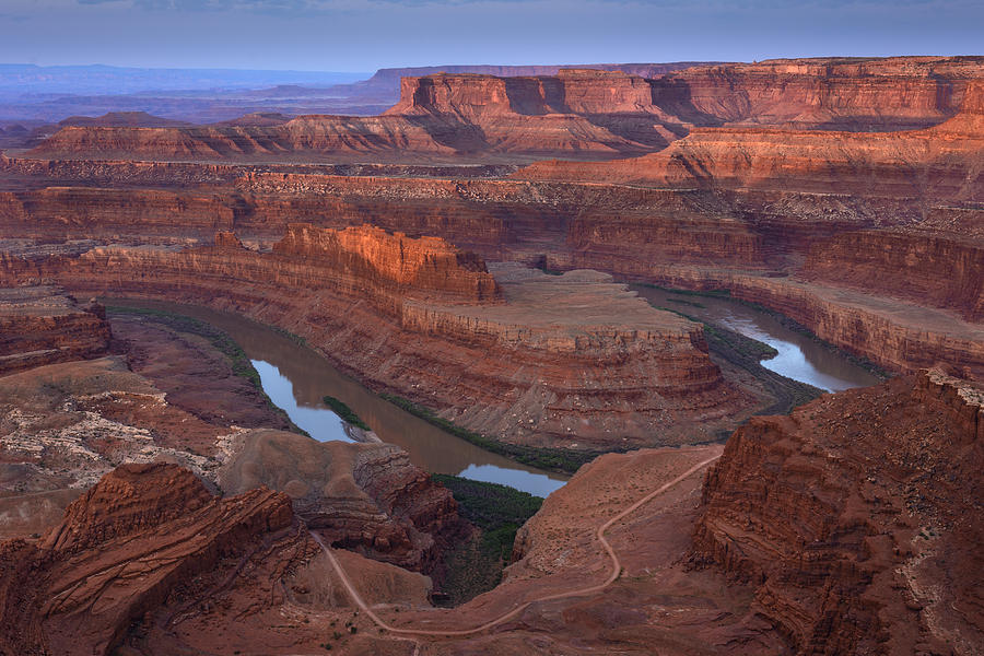 Landscape Photograph - Colorado River from Deadhorse Point by Greg Vaughn