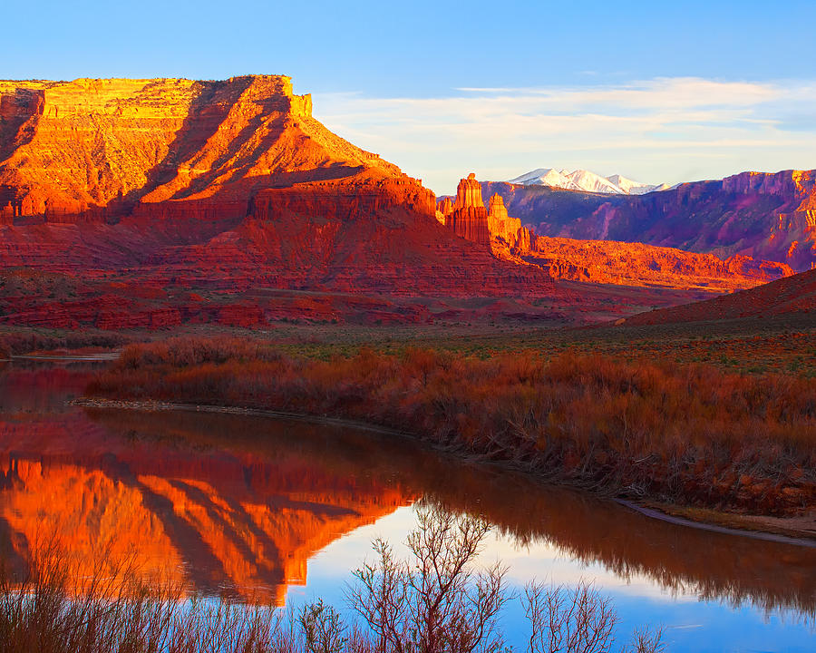 Colorado River Reflections Photograph by Rick Wicker