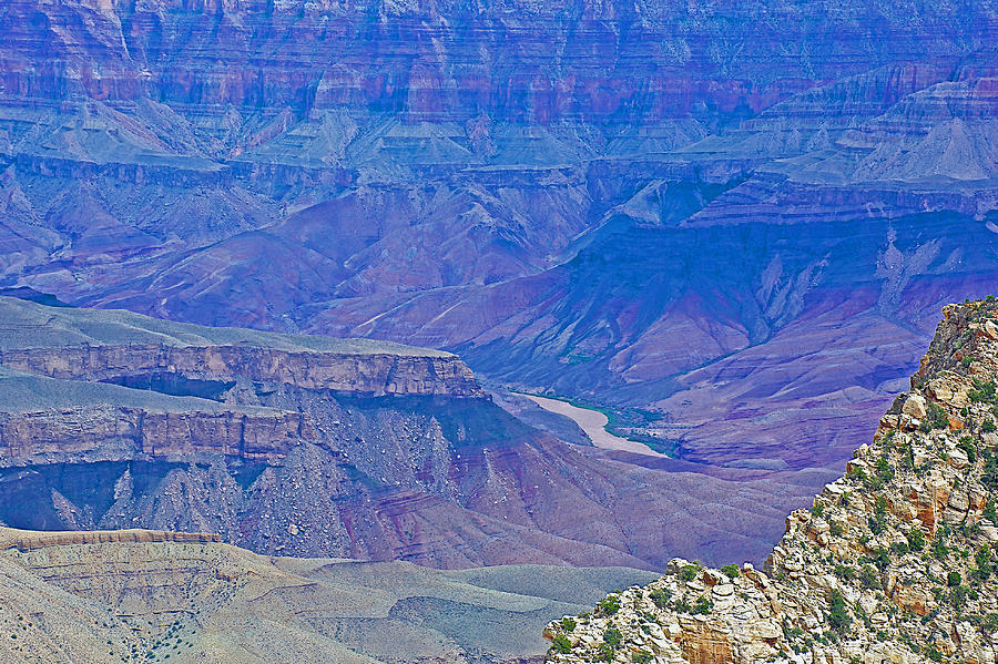 Grand Canyon National Park Photograph - Colorado River Two at Cape Royal on North Rim of Grand Canyon-Arizona by Ruth Hager