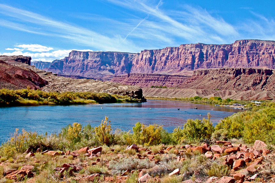 Colorado River Upstream from Lees Ferry in Glen Canyon National Recreation Area, Arizona Photograph by Ruth Hager