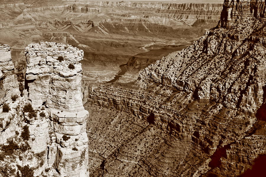 Colorado River View - Grand Canyon - Arizona Photograph by Aidan Moran