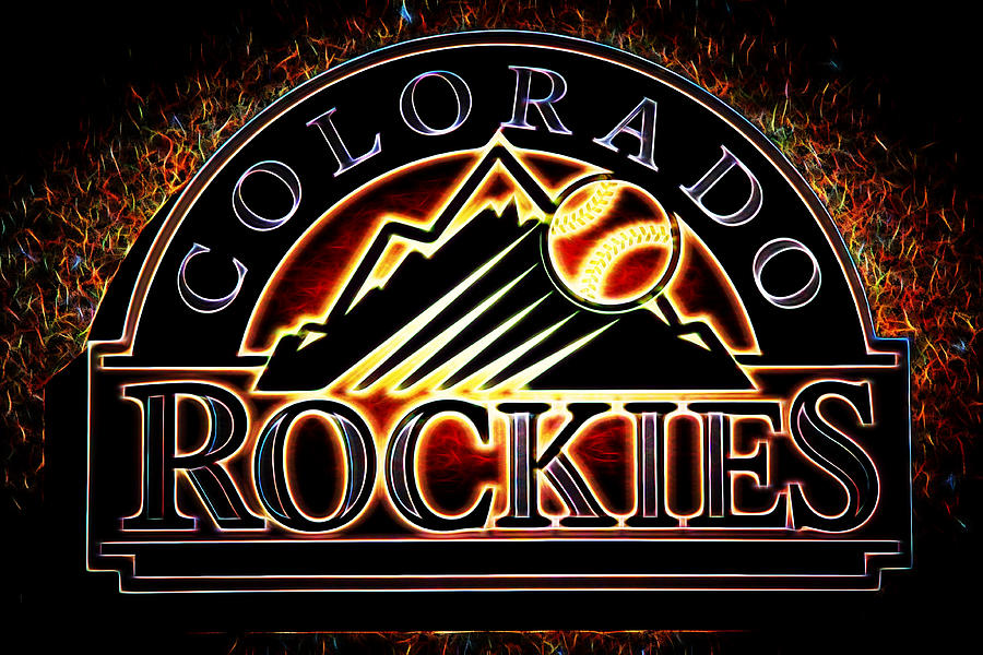 Download Colorado Rockies Logo Photograph by Stephen Stookey