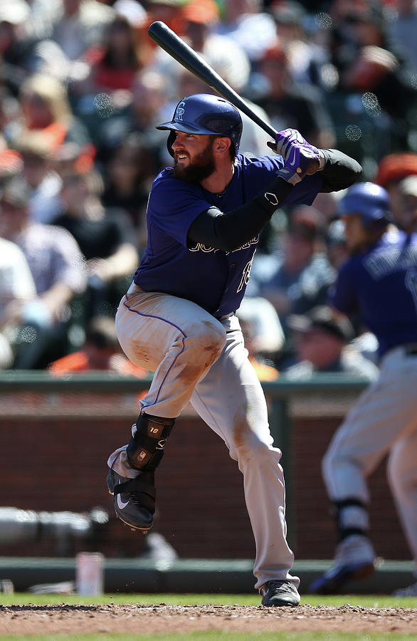 Colorado Rockies V. San Francisco Giants Photograph by Brad Mangin Colorado Rockies V. San Francisco Giants Photograph by Brad Mangin