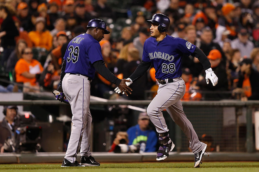 Colorado Rockies V San Francisco Giants Photograph by Lachlan Cunningham Colorado Rockies V San Francisco Giants Photograph by Lachlan Cunningham