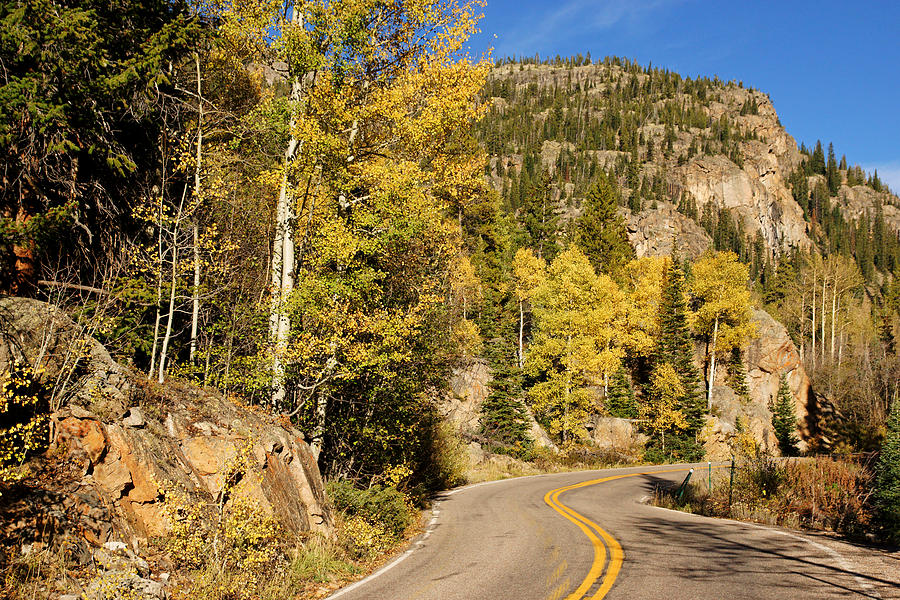 Colorado Route 82 in Fall Photograph by Daniel Woodrum