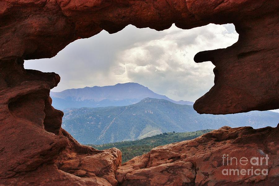Landscape Photograph - Colorado Siamese Twins Pikes Peak view by Robert D  Brozek