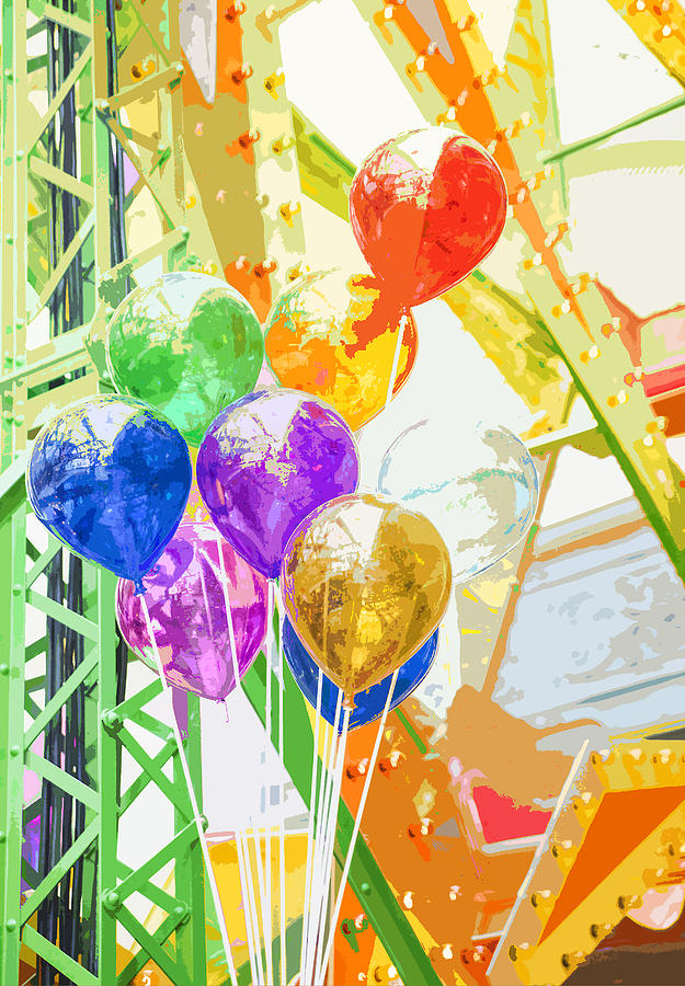 Colored Balloons Photograph by Susan Stone