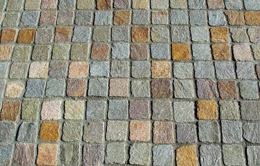 Colored Checkered Pavement Photograph by Tikvahs Hope