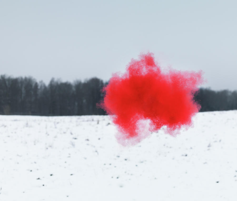 Colored Cloud Photograph by Henrik Sorensen
