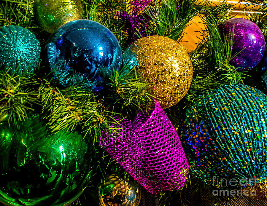Colored Ornaments Photograph by Nick Zelinsky Jr