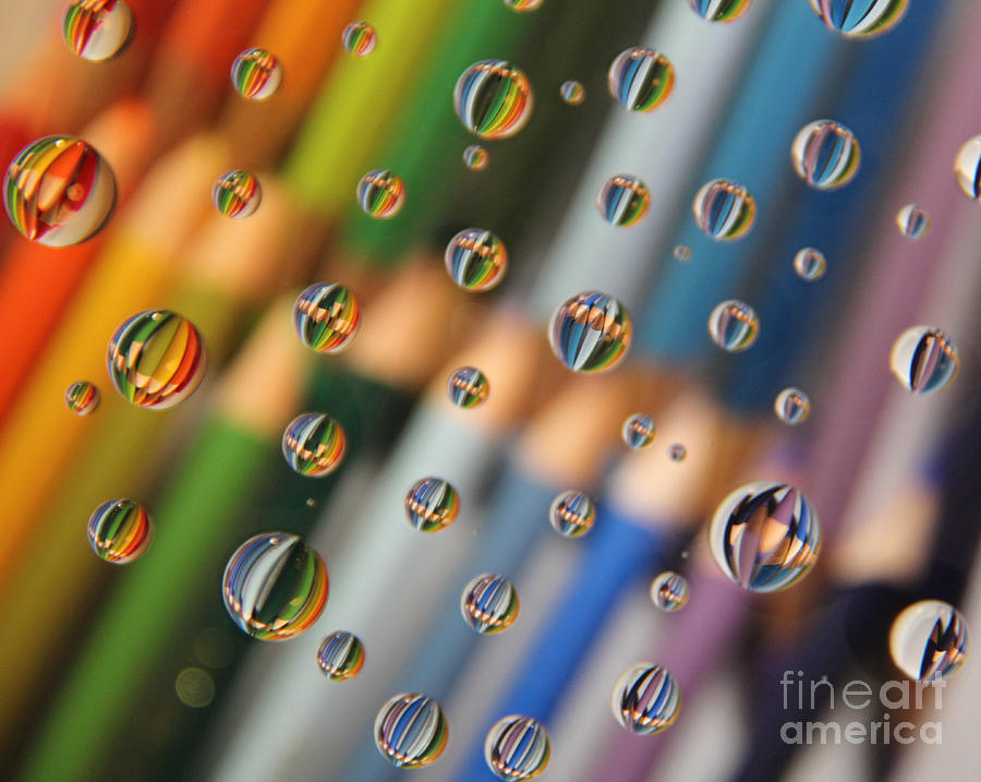 Colored Pencil Ends Photograph by Adrienne Franklin