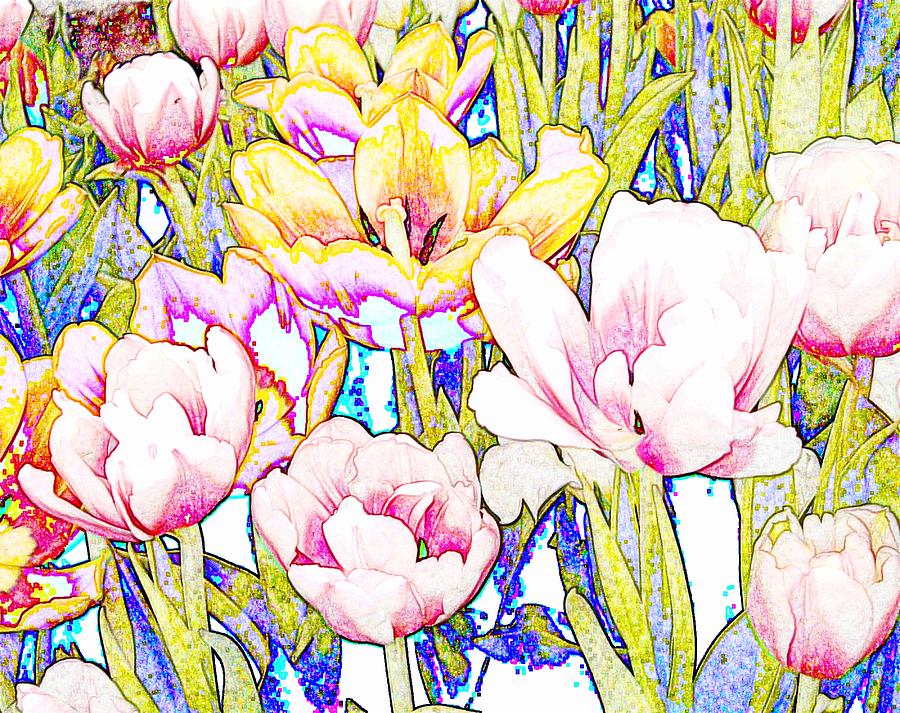 Colored Pencil Spring Photograph