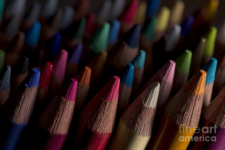 Colored Pencils 1 Photograph by Art Whitton