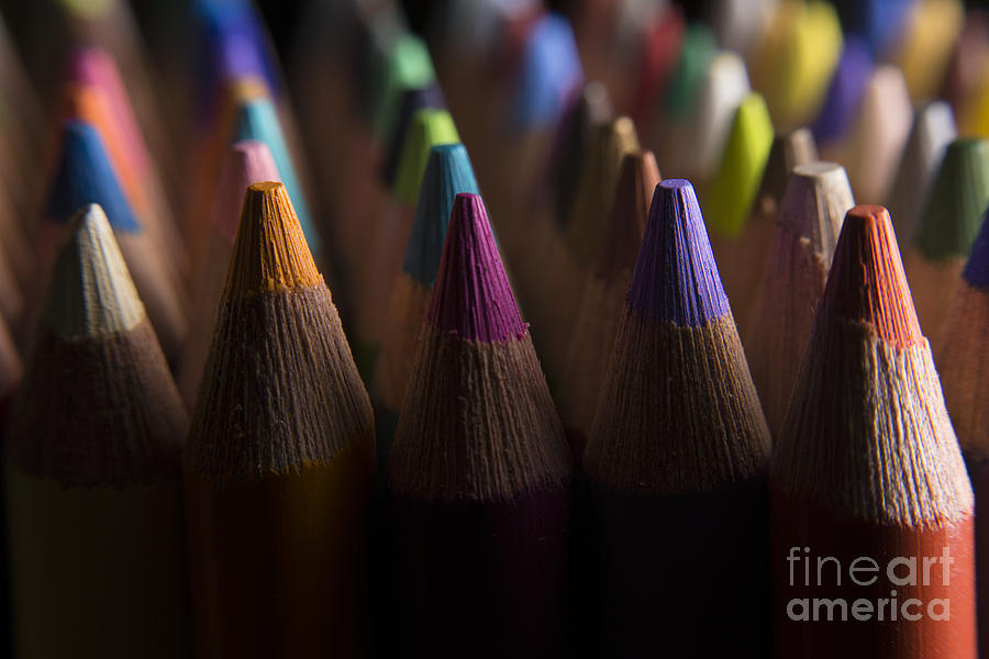 Colored Pencils  4 Photograph by Art Whitton