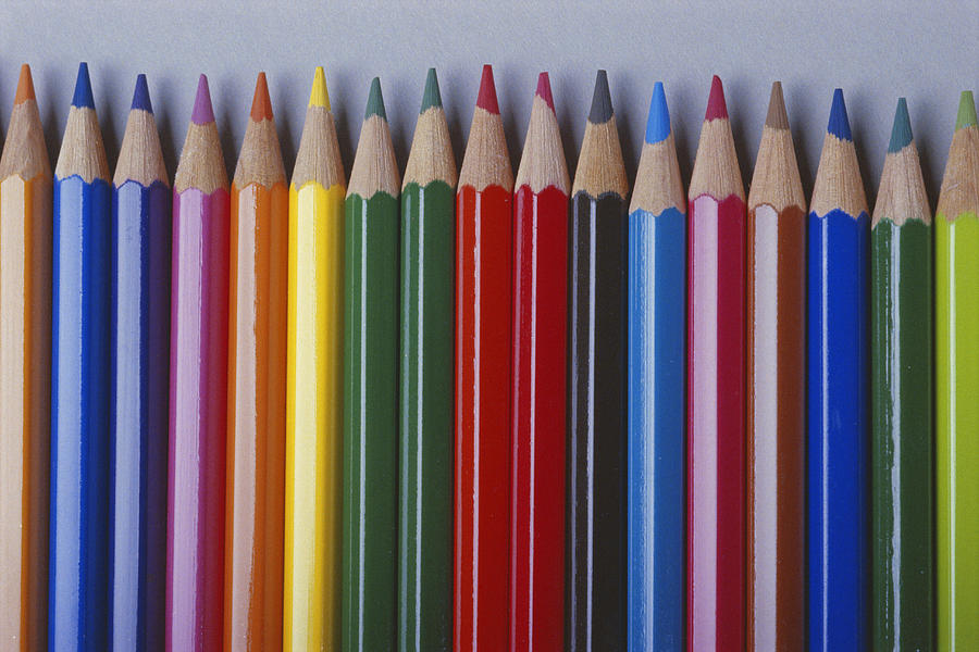 Colored Pencils Photograph by Bonnie Sue Rauch