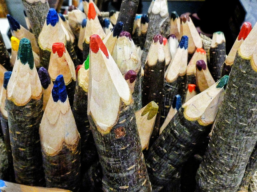 Colored Pencils Photograph by Don Margulis