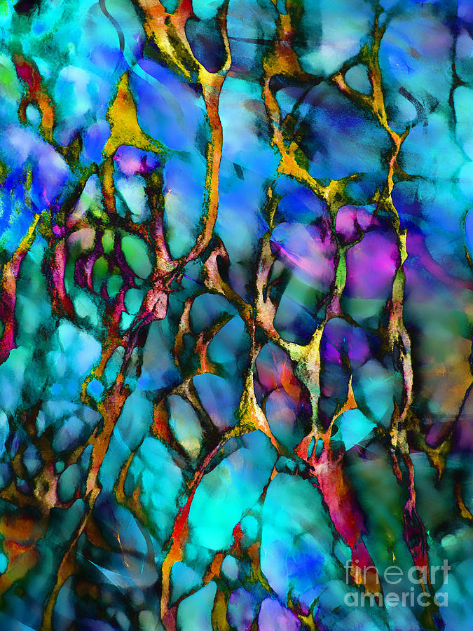 Colored Tafoni 2 Digital Art by Klara Acel