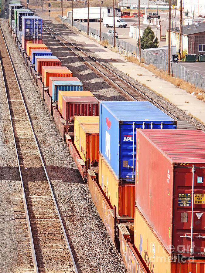 Colored Trains 001 Photograph by Korynn Neil - Fine Art America