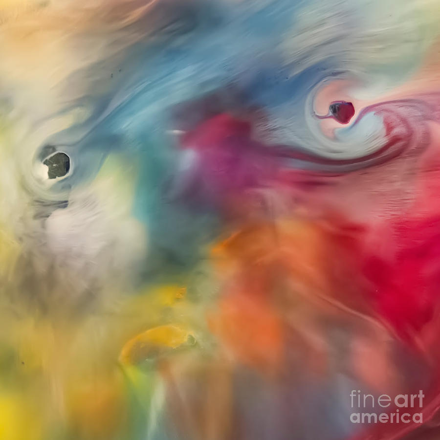 Colored Watercolor Abstraction Painting Painting