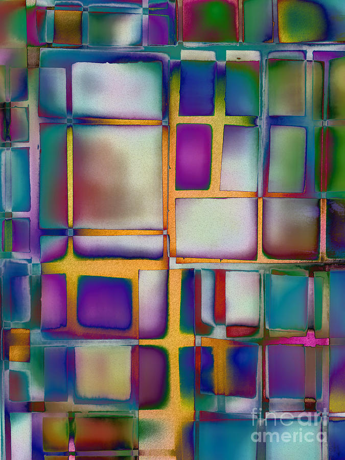 Colored Window Digital Art by Klara Acel