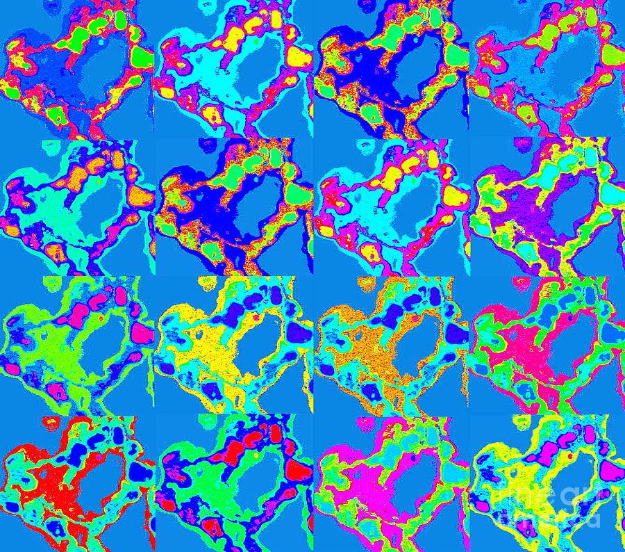 Hearts Digital Art - Colorful Abstract Art Hearts No.51 by Drinka Mercep